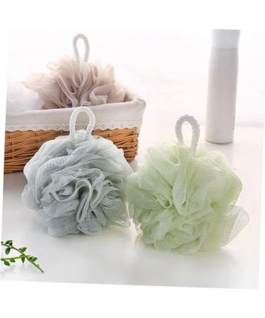 Angoily 4pcs Bath Ball Mesh Pouf - Premium Shower Sponge Net for Luxurious Cleansing - Buy Online on GoSupps.com