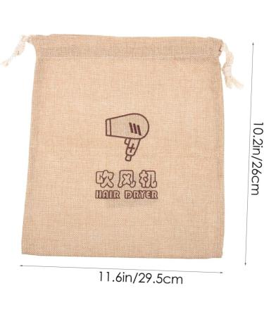 BCOATH 2pcs Blow Dryer Retractable Cord Hair Dryer Organizers Bag Travel Wine Bag Hair Tool Organizer Cloth - Buy Online on GoSupps.com