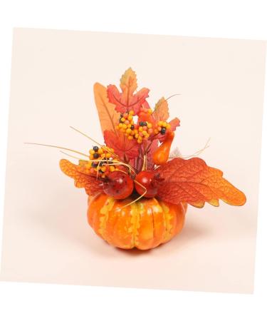 Zerodeko 2pcs Pumpkin Ornaments Halloween Pumpkin Decoration Artificial Pumpkins Halloween Home Decoration Photography Prop Home Goods Halloween Ornament Potted Plant Household Foam - Buy Online on GoSupps.com