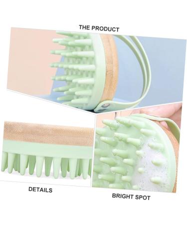 Tovinanna 3-in-1 Silicone Shampoo Brush & Scalp Massager - Ultimate Bathroom Scrubber & Massage Device for Scalp Care - Buy Online on GoSupps.com