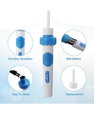 Portable Electric Ear Suction Device for Easy Earwax Removal - Blue - Buy Online on GoSupps.com