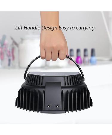 MINI LOP 64W Rechargeable Pro LED Gel Nail UV Light - Cordless Black Nail Lamp - Buy Online on GoSupps.com