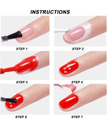 60 Sheet 3D Flower Nail Art Stickers & Mixed Color Nail Striping Tape Set Self-Adhesive Nail Decoration with Tweezers for Creative Nail Designs - Buy Online on GoSupps.com