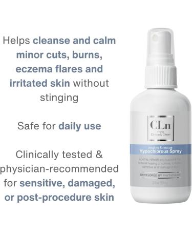 CLn Hypochlorous Spray - Daily Cleansing Spray to Manage Minor Skin Cuts and Lacerations Without Alcohol Antibiotics Steroids or Fragrance 3 fl. oz. - Buy Online on GoSupps.com
