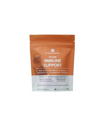 Dr. Bills Feline Immune Support | Pet Supplement | Immune Support for Cats | Colostrum for Cats | Includes Beta Glucan, Lactoferrin, Colostrum, Zinc, Coenzyme Q-10, and Bifidobacterium - Buy Online on GoSupps.com