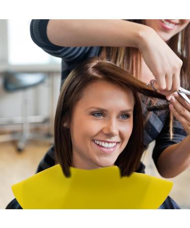 Shop Professional Hair Dye Shawl & Salon Neck Cape | Yellow Hair Cutting Collar for Stylists - Buy Online on GoSupps.com