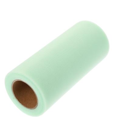 Abaodam 2 Rolls Mesh Roll Embroidered Curtains Wedding Arch Drapes Ribbon Tulle Baby Flowers roll