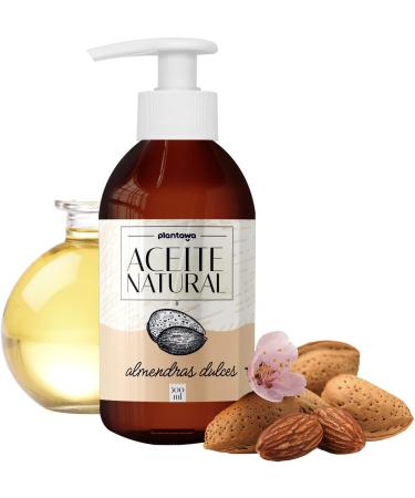 PLANTAWA Sweet Almond Oil Vegan 500ml Multi-Purpose Moisturize Leather Nails Hair Vitamin E Intake Durable Brown 500ml - Buy Online on GoSupps.com