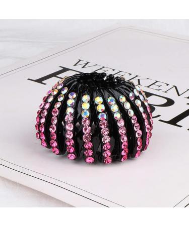 Liujzzj 2-Piece Crystal Bird Nest Hair Clips for Women - Big Ponytail Accessories - Stylish Hair Clips for Girls - Buy Online on GoSupps.com