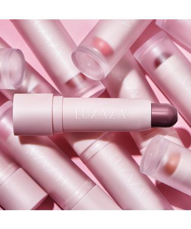 LUXAZA 2PCS Tinted Lip Balm Chapstick Duo - Natural Semi-Gloss Finish Hydrating Lipstick for Girls & Women - Rose-In-Love/Nude-Pink Shades - Buy Online on GoSupps.com