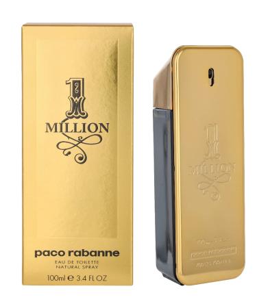 Paco Rabanne 1 Million Eau de Toilette for Men - 3.4 oz