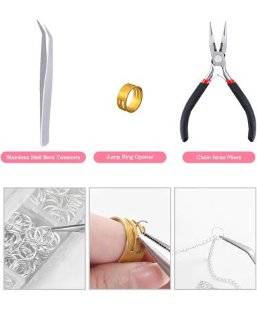 OPOUNT 65 Feet Jewelry Chains with Jump Rings and Lobster Clasps - Gold & Silver - For Jewelry Making - Buy Online on GoSupps.com