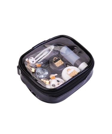 Homsfou contact lens contact case glasses case lentes de de suitcase kit holder eye contacts colored lentils of portable lentil container lip gloss glasses stand accessories care package stands