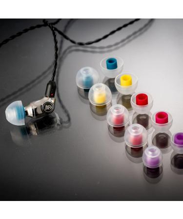 SpinFit CP100 for IEM - L | Patented Silicone Earplugs for Optimal Comfort & Secure Fit (2 Pairs 4.5-5 mm Nozzle) - Buy Online on GoSupps.com