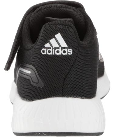 adidas Runfalcon 2.0 Little Kid Running Shoe - Size 3.5, Black/White/Silver - Buy Online on GoSupps.com
