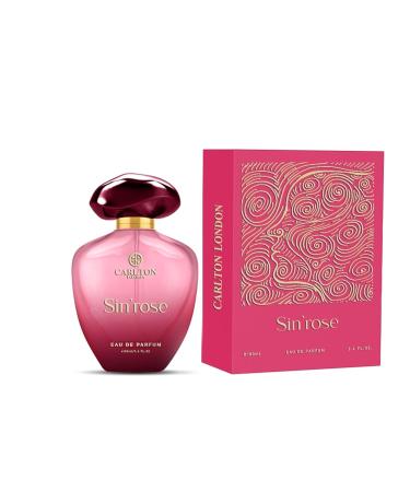 Carltons Londons Women Eau De Parfum SINROSE - 100ml | Pear Rose Musky Amber scents I Long lasting Luxury Perfume for women | Premium Fragrances EDP Scent for girls women ladies - Buy Online on GoSupps.com