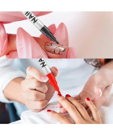 24 Pcs 3D Nail Art Pens - Nail Polish Design Kit for DIY Nail Painting - Graffiti Pen Set for Girls - 24 Colors - Buy Online on GoSupps.com