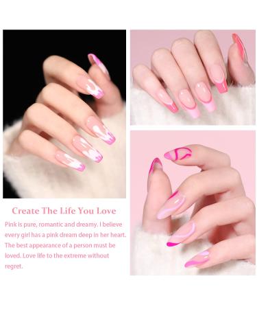 OPUIU Gel Nail Polish Set - 10 Colors Pink Glitter Kit for Women | Sweetheart Candies Collection | Soak Off UV LED | Ideal Gift for Mom, Girlfriend | Spring Summer Collection - Buy Online on GoSupps.com