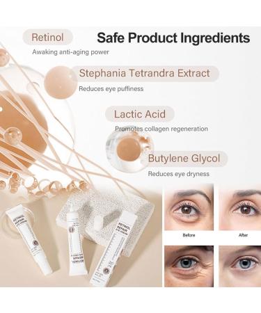 Retinol Eye Cream With Retinol Serum Retinol Correxion Line Smoothing Eye Cream Visibly Reduces Puffiness & Dark Circles Eyes Pro-Retinol Anti Aging Eye Cream Treatment 30g - Buy Online on GoSupps.com