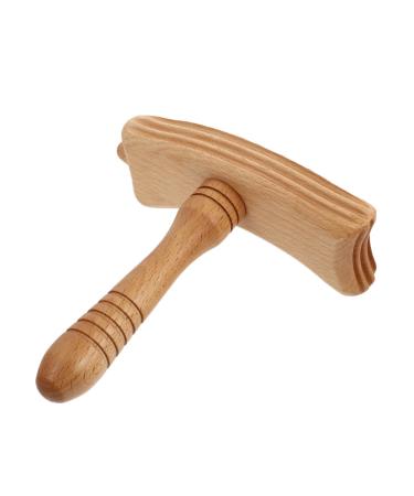 Fomiyes scratchstock Thai massage tab wooden backing muscle sucks Massage mat full body massage gua Sha massage board scratching tool face scroll wheel backstock massage device beech