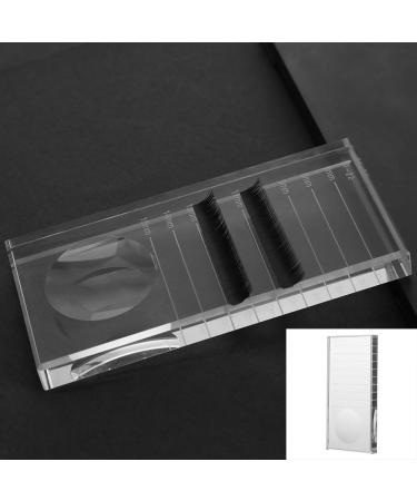 Buy Crystal Glass Eyelash Pallet - Durable Transparent Adhesive Holder for Extensions & Makeup - Buy Online on GoSupps.com