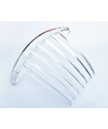 FRENCH TWIST HAIR COMB CLEAR 7 TOOTH IT DELUXE 1 PCS.