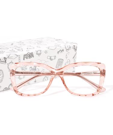 Shop Stylish Blue Light Blocking Glasses for Women - Pink | Ideal for Reading Gaming & Screen Time - Buy Online on GoSupps.com