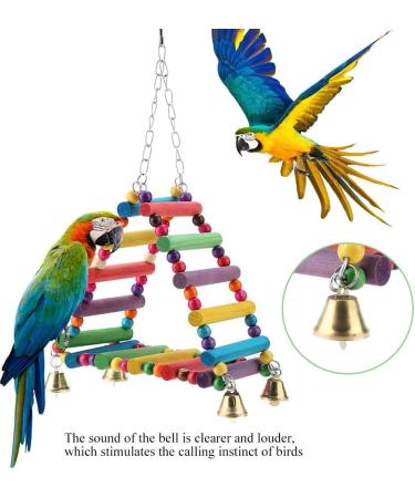 Buy Premium Wooden Bird Toys - Hammock Swings & Ladders for Parrots & Nymphensittich - International Shipping Available - Buy Online on GoSupps.com
