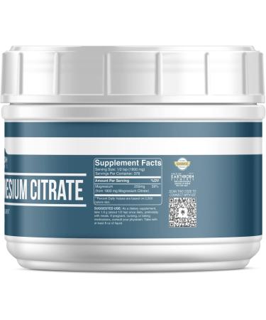 Earthborn Elements Magnesium Citrate 600g Oral Supplement - Pure & Additive-Free - Buy Online on GoSupps.com