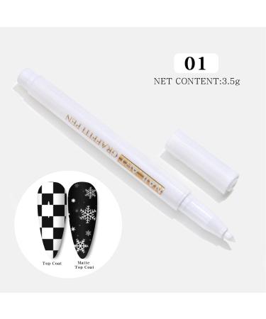 3D Painting Waterproof and Quick-Drying 3D Painted Easy to Use Drawing Nail Design for Nail 01 - Buy Online on GoSupps.com