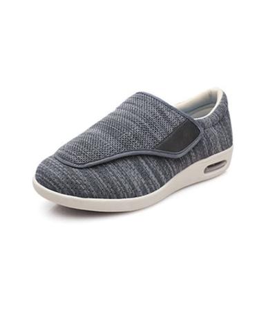 Men's/Women's Diabetic Shoes Wide Width Diabetic Sneakers Breathable Lightweight Adjustable Swollen Foot Shoes Non-Slip Diabetic Slippers for Elderly Swollen Feet D women 12/men 9