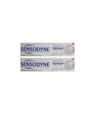 2x SENSODYNE Repair & Protect Whitening Toothpaste 75ml PZN: 9927678 Toothpaste