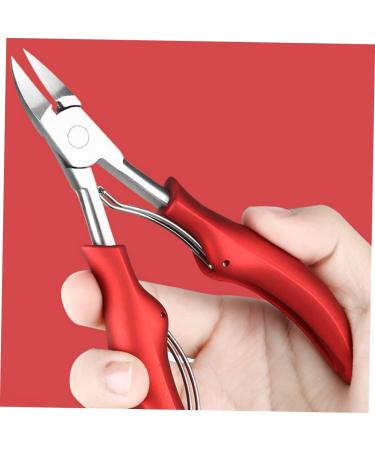 Healeved 1pc Nail Clippers Nail Trimmer Nail Implements Nails Tools Bejeweled Kit Toenail Podiatrist Nail Jewelry Kit Toenail Clipper Red Stainless Steel Manicure Nail File 13.8x6.8cm - Buy Online on GoSupps.com