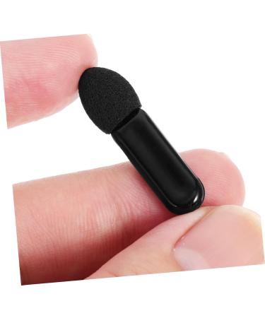 WOONEKY 100pcs Mini Eyeshadow Swab Mascara Wand Foam Eyeshadow Lip Scrub Brush Black Plastic - Buy Online on GoSupps.com