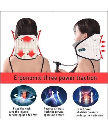 Safwel Cervical Traction Neck Pain Relief | Heated Neck Care Tools for Effective Correction & Recovery - Buy Online on GoSupps.com