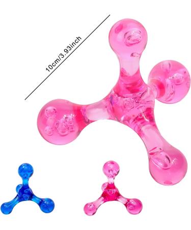 4 Point Trigger Point Massage Device - Effective Self-Massage for Back Neck Shoulders & Feet | International Shipping - Buy Online on GoSupps.com