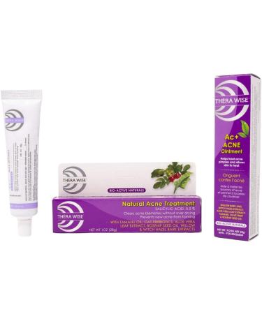 Thera Wise Natural Acne Treatment - Effective Solution for Whiteheads Blackheads and Pimples with Bio-Active Ingredients - Shop Internationally - Buy Online on GoSupps.com