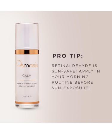 Osmosis CALM Gentle Retinal Facial Serum with Soothing Vitamin A for Aging Sensitive Dry Irritated and Sensitive Skin 1 Oz - Buy Online on GoSupps.com