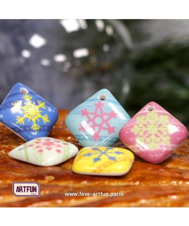 ArtFun Pack Epiphany 100 FEVES Flakes Kings Cake - King's Feves Premium - Buy Online on GoSupps.com