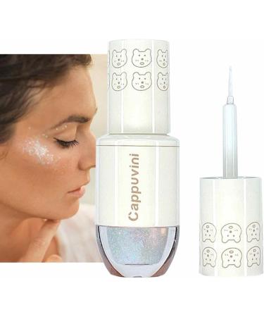 Starry Bear Bowling Liquid Eye Shadow Sparkling Bowling Makeup for Eyes | 0.05oz Eye Makeup Watery Texture Face Body Set Brighten Highlight Shzons 03 - Buy Online on GoSupps.com