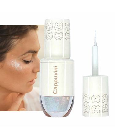 Bowling Liquid Eyeshadow Highlighter Silkworm | Attractive Shimmer Eyeshadow 0.05oz Eye Makeup Watery Texture Face Body Set Brighten Highlight 03