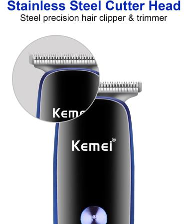 KEMEI Black Hair Clippers for Men Electric Cordless Clippers for Hair Cutting Professional Barber Clippers USB Rechargeable Wireless Haircut Clippers km-828 - Buy Online on GoSupps.com