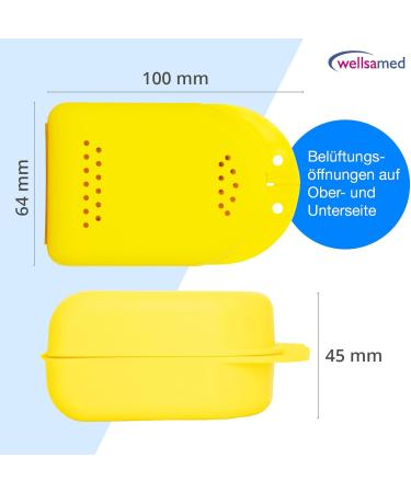 Buy Wellsamed KFO Splint Box Green Line - 100% Recycled Storage for Braces & Dental Splints - International Shipping Available - Buy Online on GoSupps.com