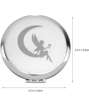 1pc Folding Vanity Mirror Compact Hand Mirror Makeup Mirror Mirror Handheld Small Foldable Mirror Pocket Makeup Mirror The Metal Travel Portable Pocket Mirror - Buy Online on GoSupps.com