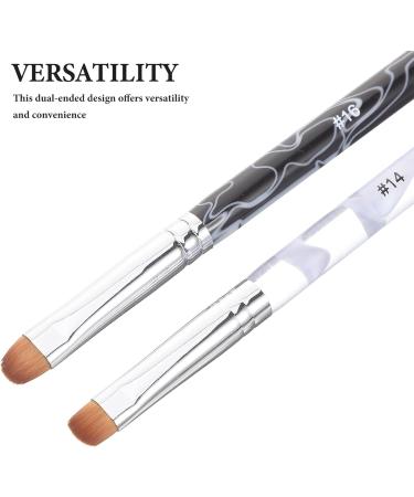 NOLITOY 2pcs Nail Art Pens Nail Brush Double Head Nail Dotting Pen Salon Nail Pen Nail Polish Brush - Buy Online on GoSupps.com