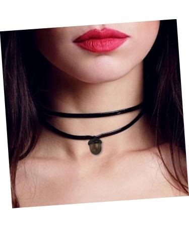 NUOBESTY 4 Pcs Color Block Wooden Nuts Ornament Lovely Nut Pendant Acorn Beads Diy Nut Pendant Chic Earrings - Buy Online on GoSupps.com