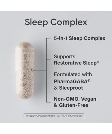 Sports Research Sleep Pack - Organic Ashwagandha Adaptogen for Relaxation Calm & Sleep Support 600 mg + Sleep Complex- Melatonin-Free Vegan Capsules - Buy Online on GoSupps.com