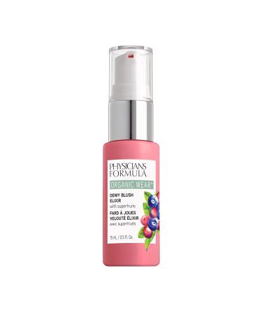 Physicians Formula Organic Wear Dewy Blush Elixir - Pink Berry 0.5 fl oz | Natural Radiance - Buy Online on GoSupps.com