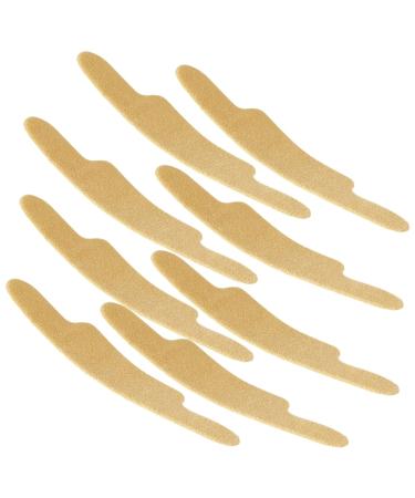 10 Pairs Follow up Wear-Resistant Heel Liners Daily Heel Pads High Heel Inserts Outdoor Heel Stickers Back of Heel Cushions High Heel Protectors Replaceable Flocking Shoe Stickers