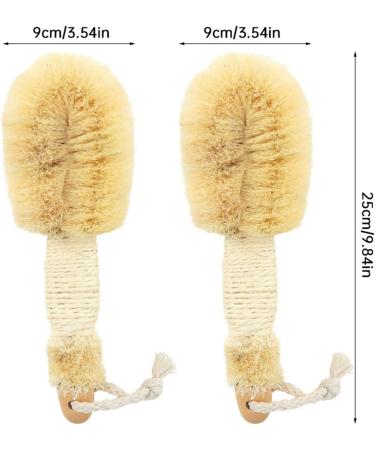 SINGOVE Sisal Brush - Natural Lymphatic Bristle Fibers for Body Smoothing and Exfoliation - Improve Blood Circulation - Spa-Quality Dry Skin Brush for Men and Women - Buy Online on GoSupps.com